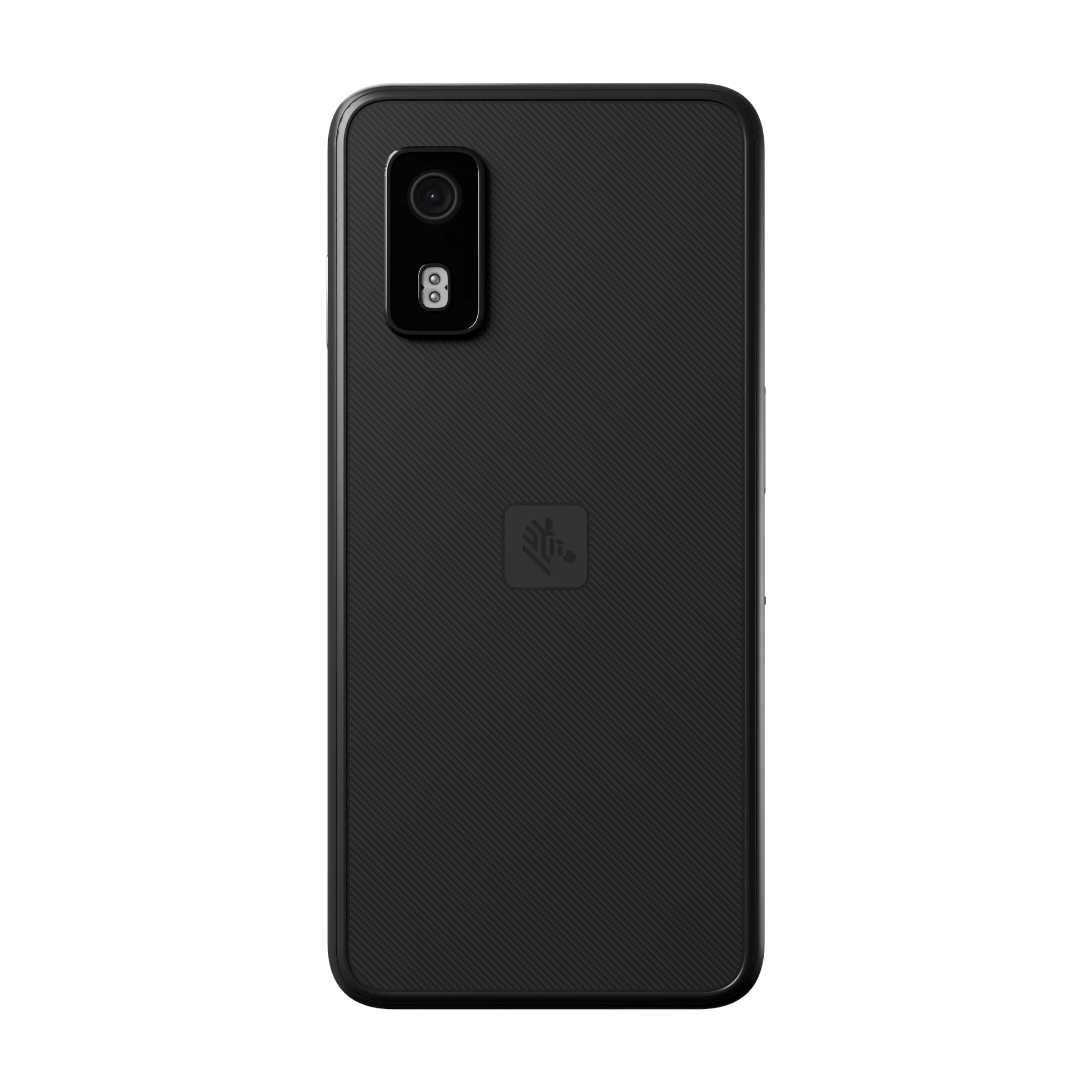 Zebra EM45 MDE Gerät, Rückansicht mit Kamera, Blitz und Zebra-Logo mittig auf dem Gehäuse.