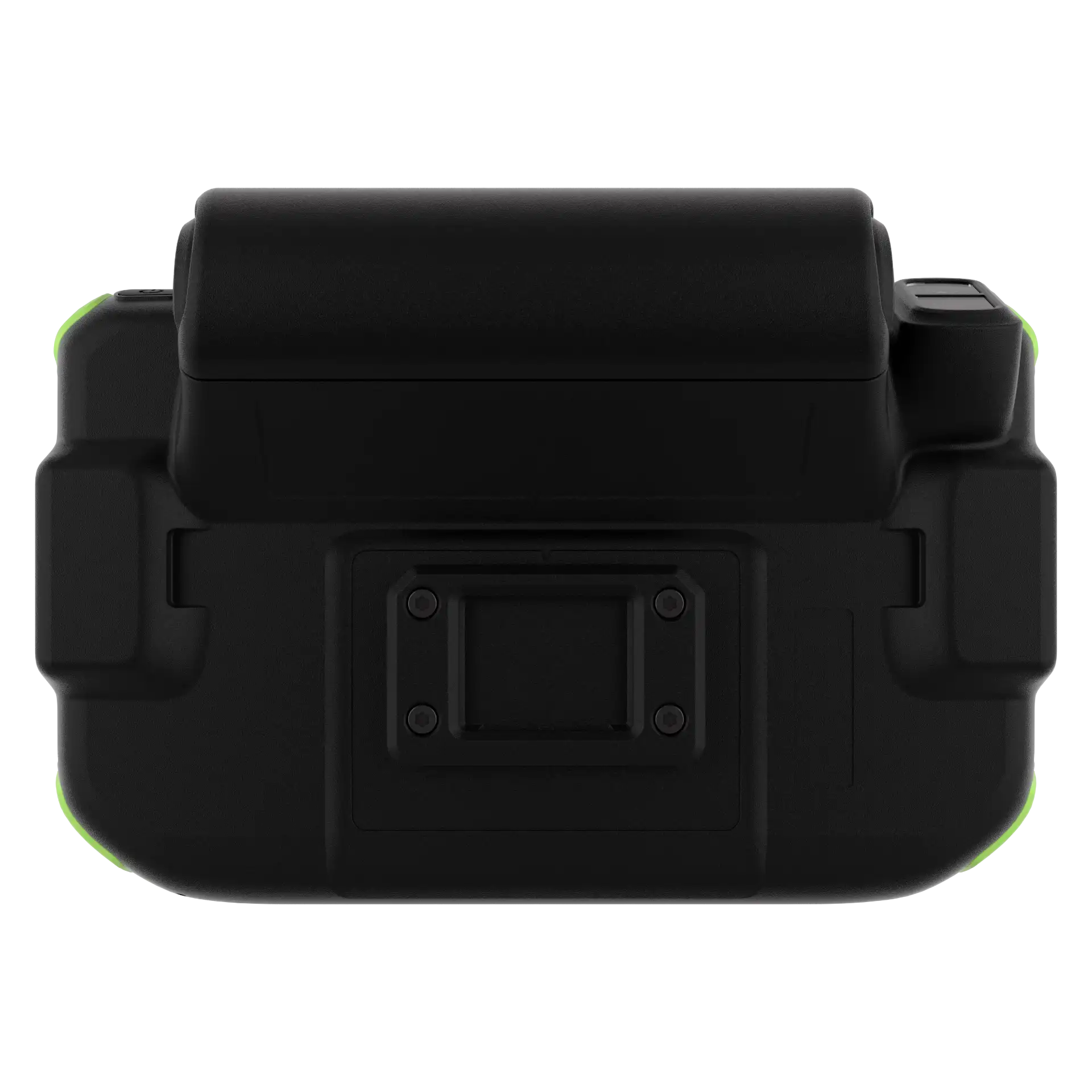 Wearable Zebra WT6400 – Rückseite mit Befestigungshalterung und Gehäuseform von hinten