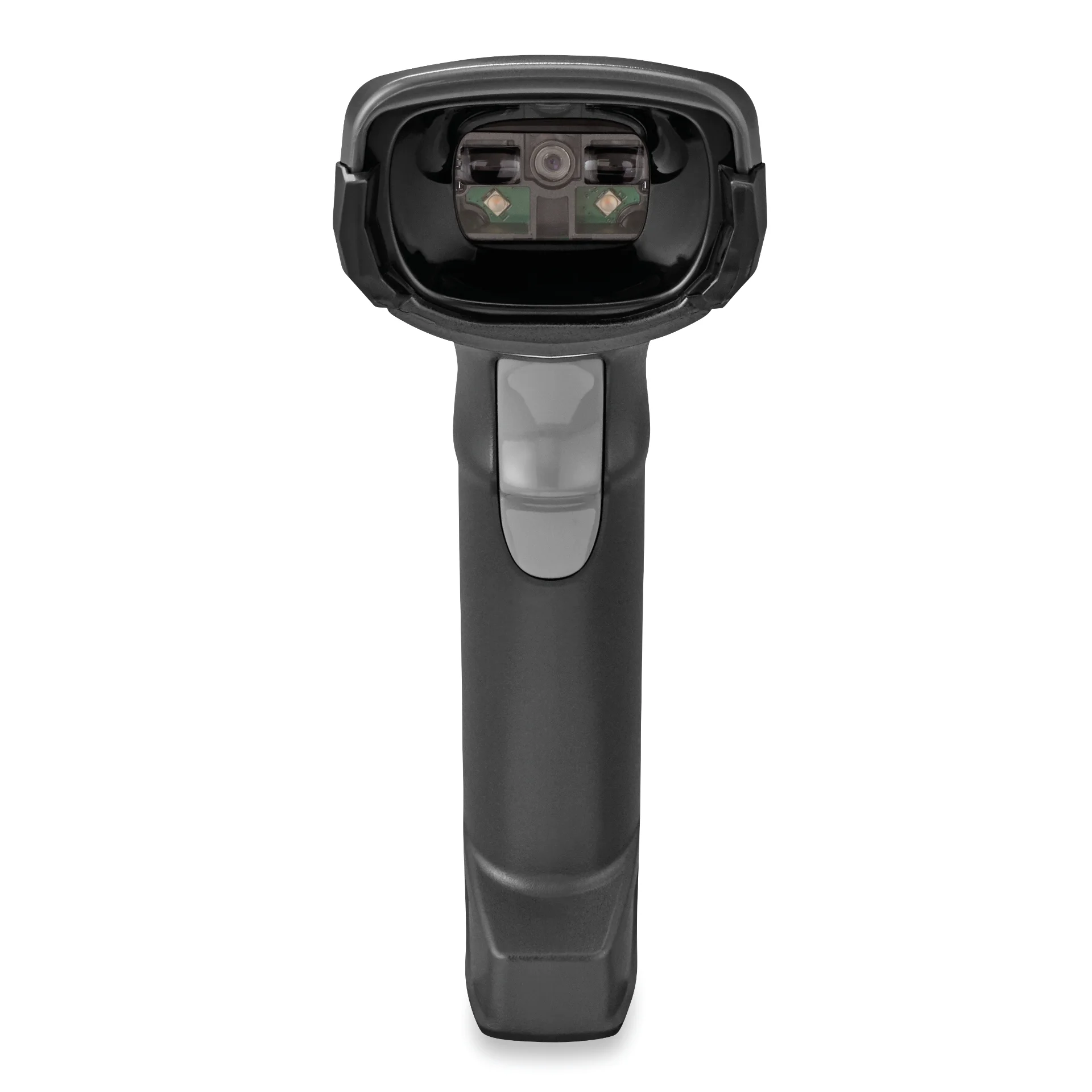 Barcode Scanner Zebra DS2278 schwarz – frontal mit Imager, zwei Sensoren und Auslöser