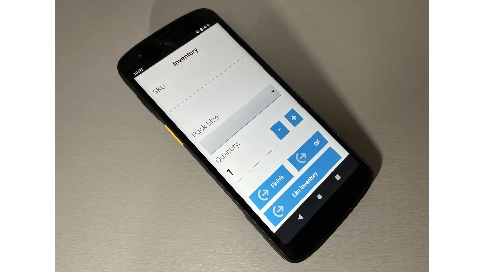 Anwenderbericht New Vision Coffee - MDE-Gerät Zebra TC27 mit individueller App - Erfassung Warenbestand