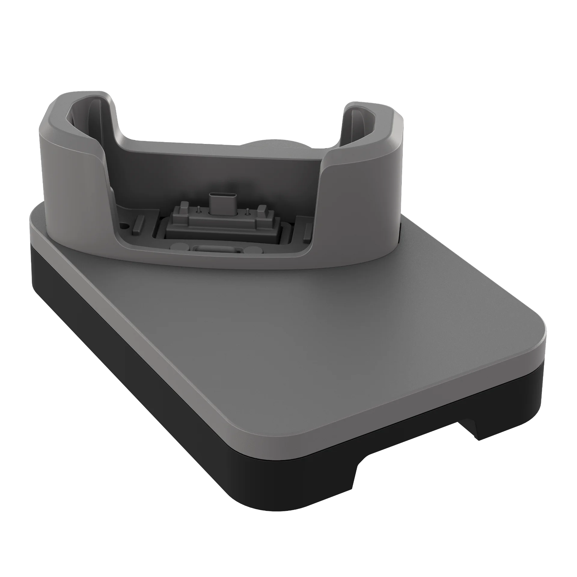 MDE-Gerät Zubehör Zebra TC501 – Ladestation hinten links mit Ladepins und Führungsschacht