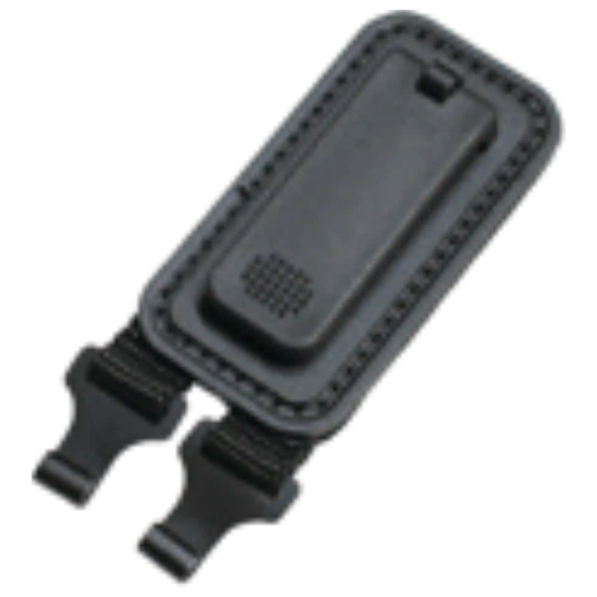 Etikettendrucker TSC Alpha-30L und Alpha-40L Gürtelclip, schräge Draufsicht mit mittigem Clipfeld und zwei Steckverschlüssen