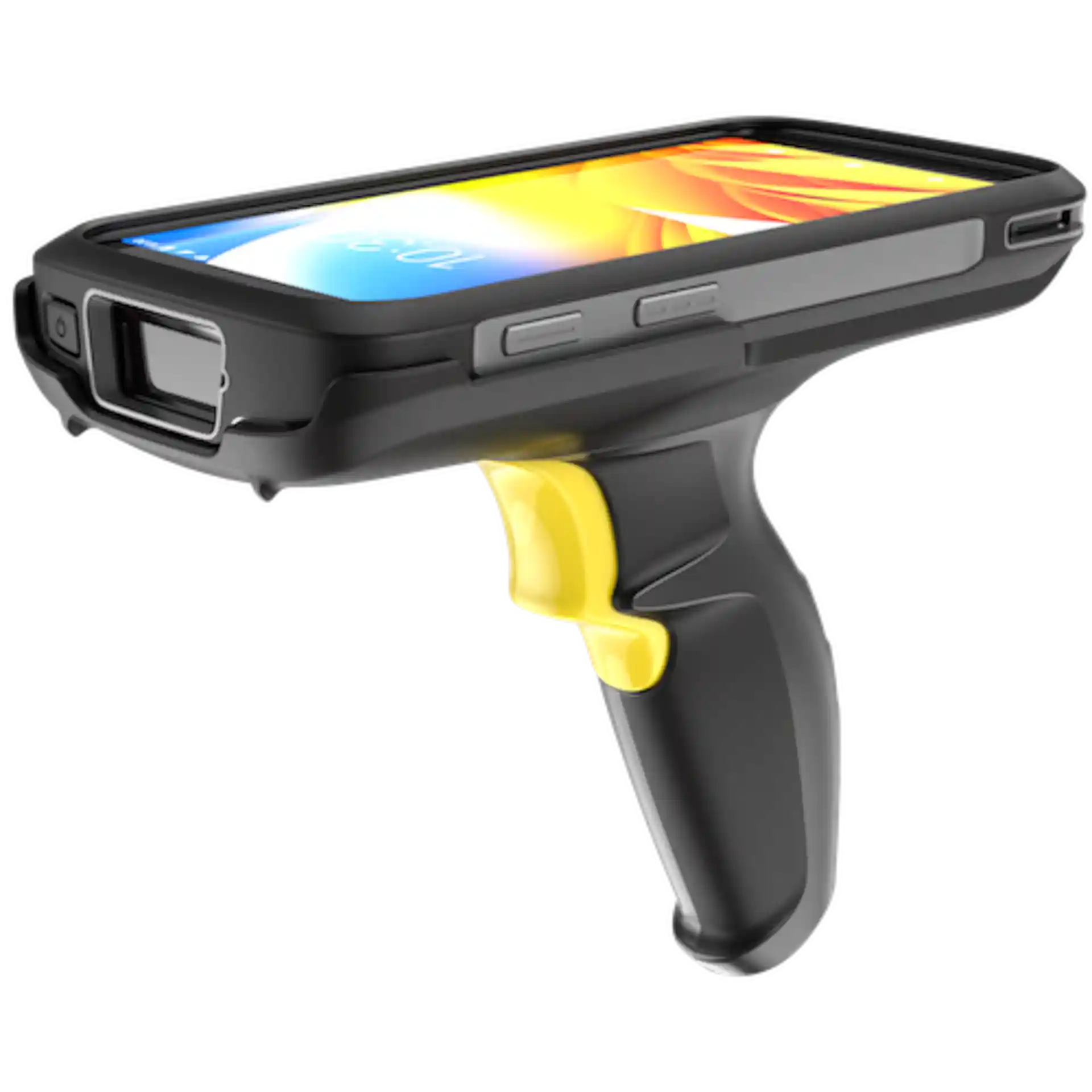 Zebra TC22 Pistolengriff linke Seite mit Terminal