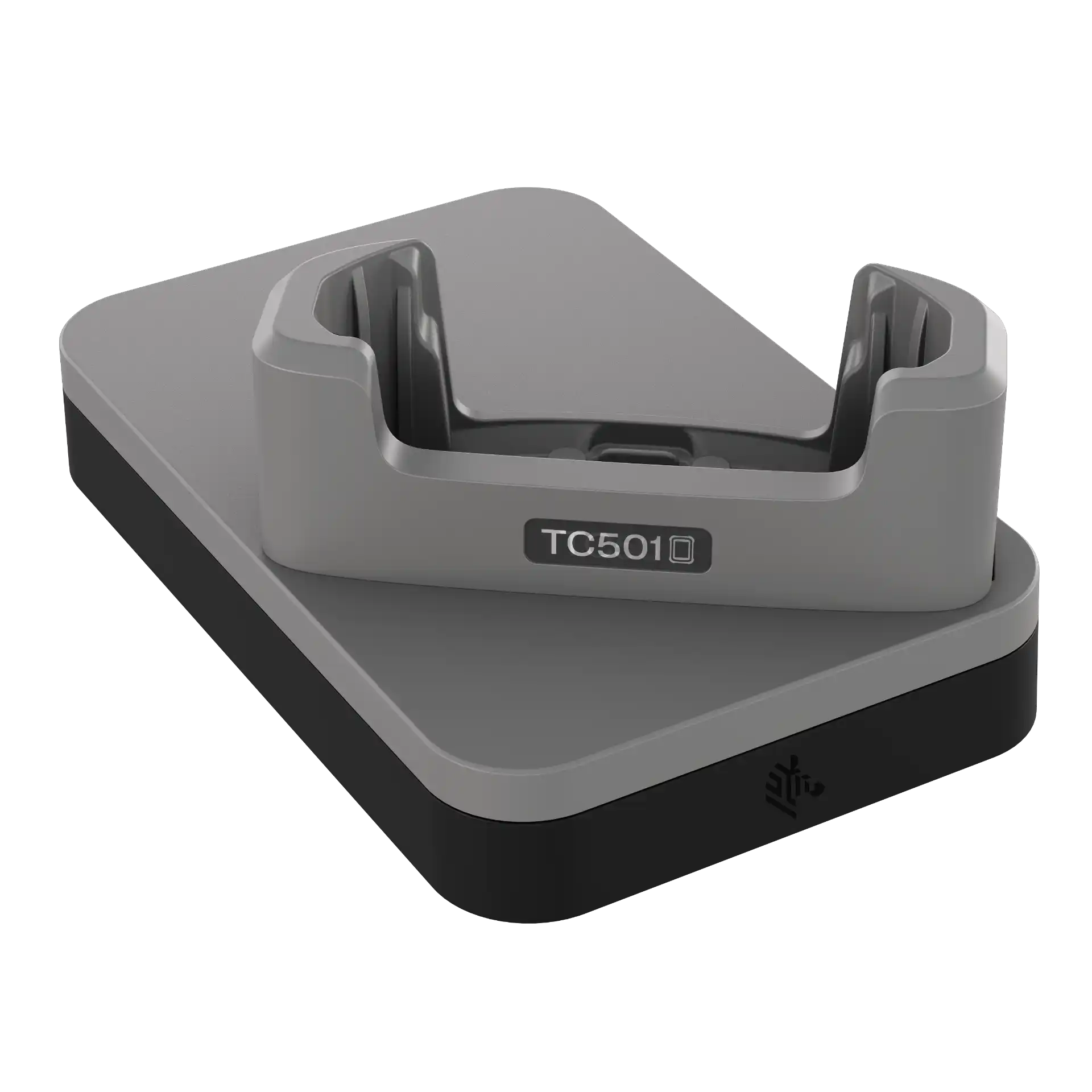 MDE-Gerät Zubehör Zebra TC501 – Ladestation vorn links mit breiter Geräteaufnahme