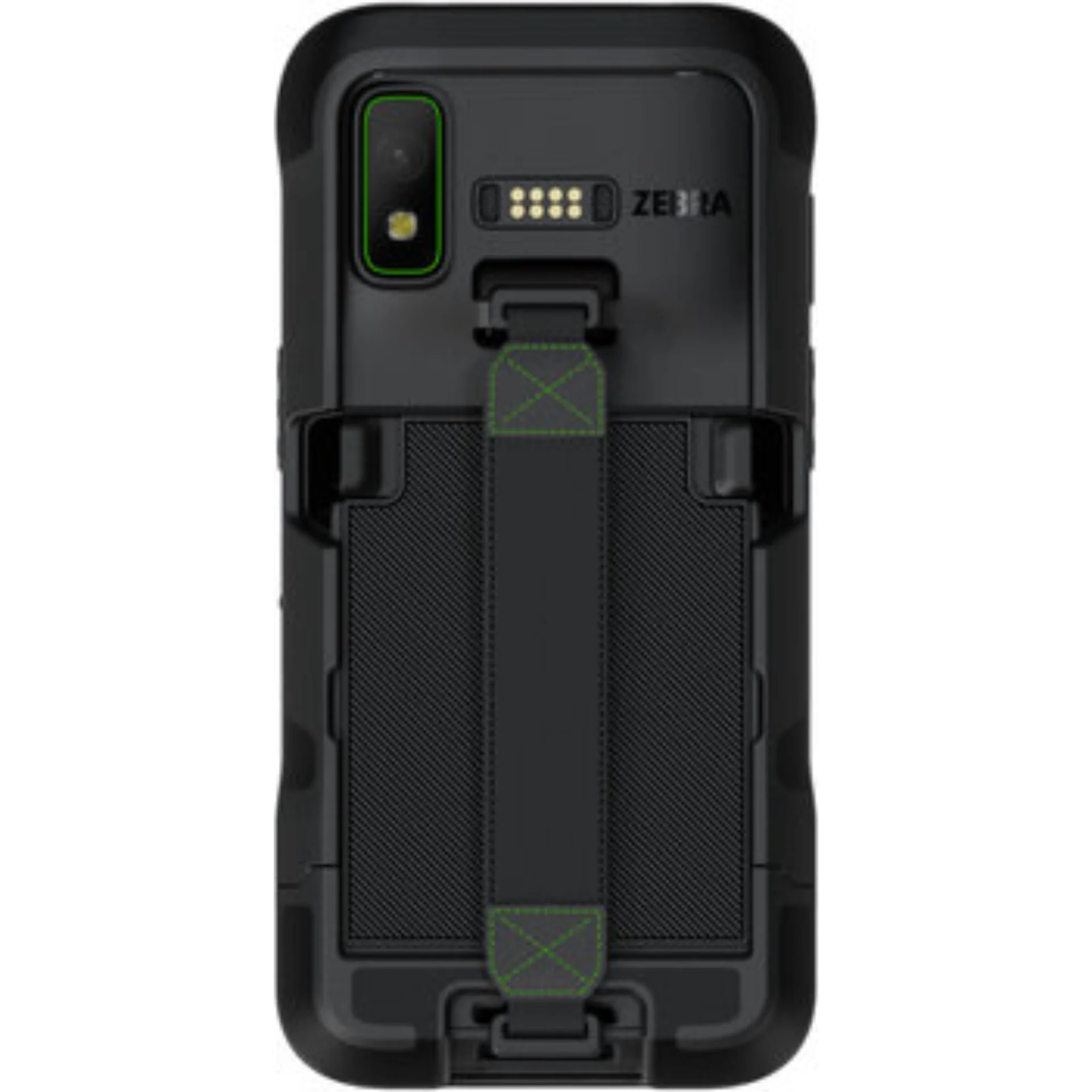 MDE-Gerät Zubehör Zebra TC501 – Rückseite mit grün vernähter Handschlaufe