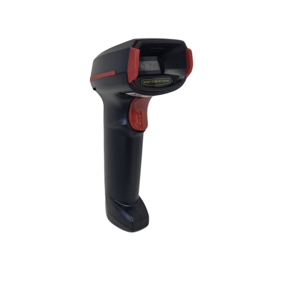 Casper BCS200 seitliche Frontansicht mit Blick auf Scanfenster und Trigger