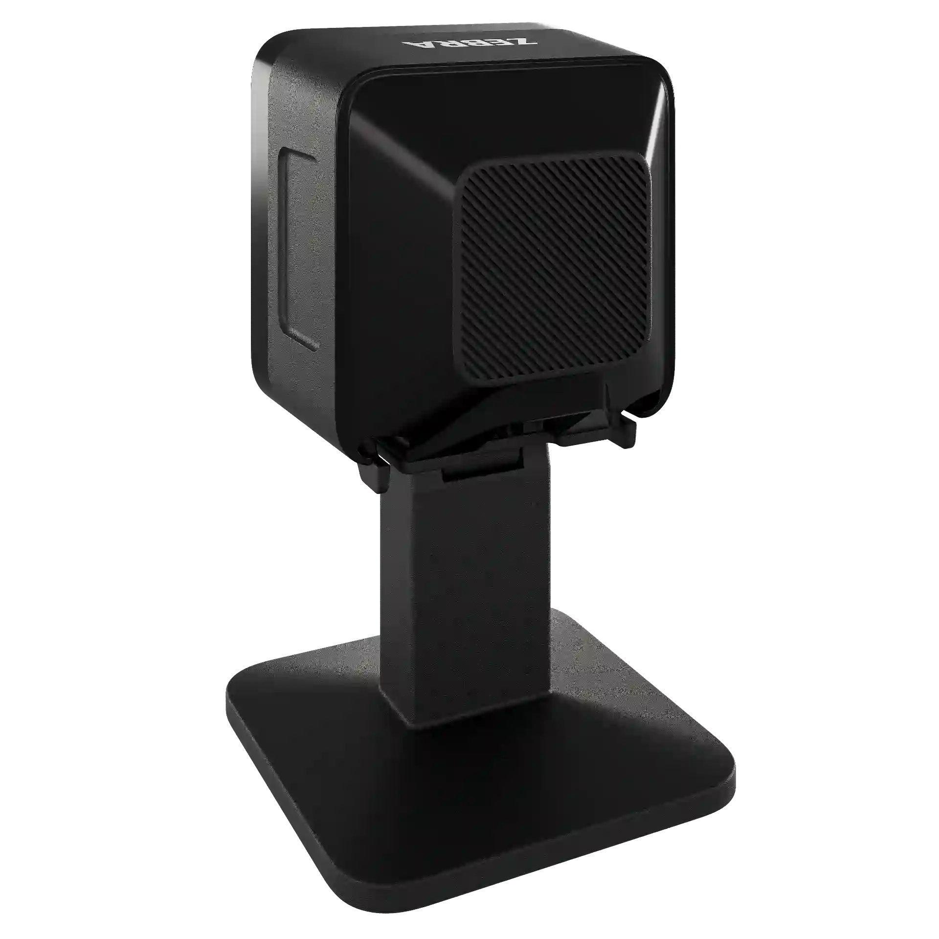 Barcode Scanner Zebra SP20 mit Standfuss – Rückseite schräg links