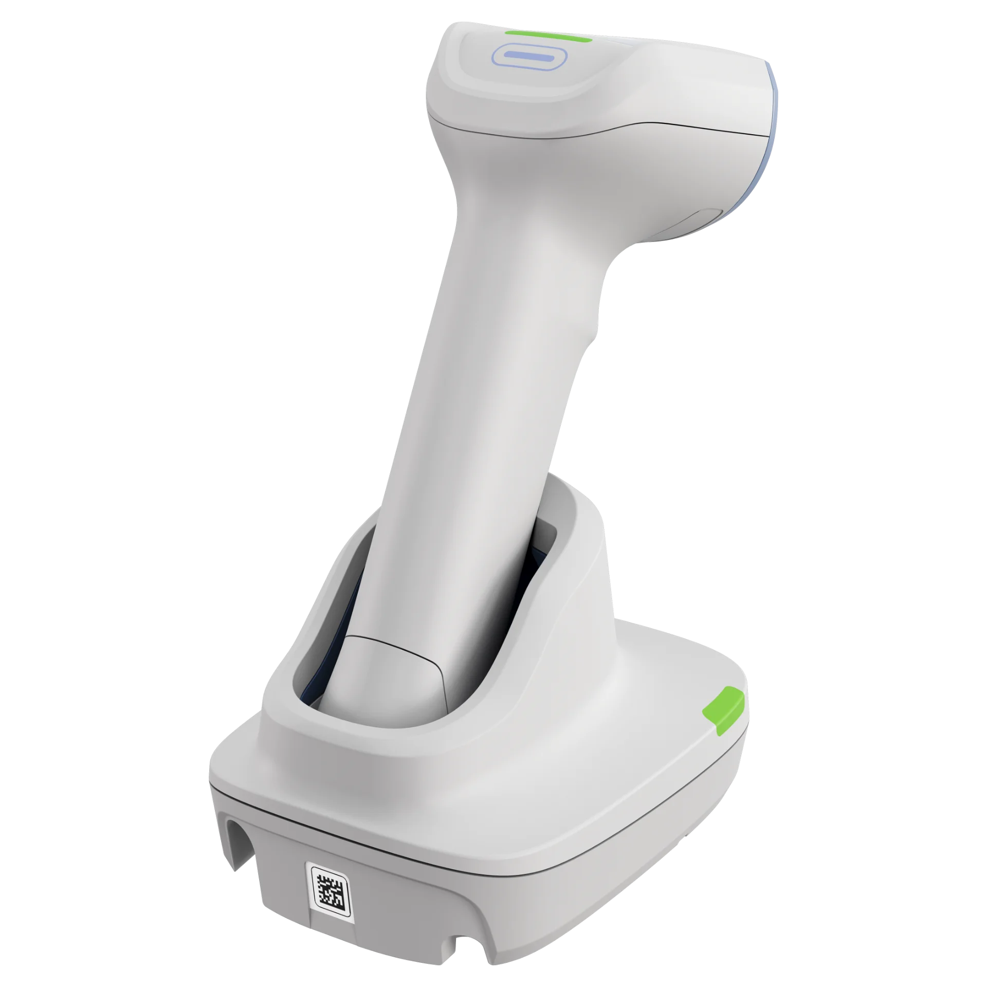 Barcode Scanner Zebra DS8288-HC in Präsentationsladestation, Rückansicht rechts