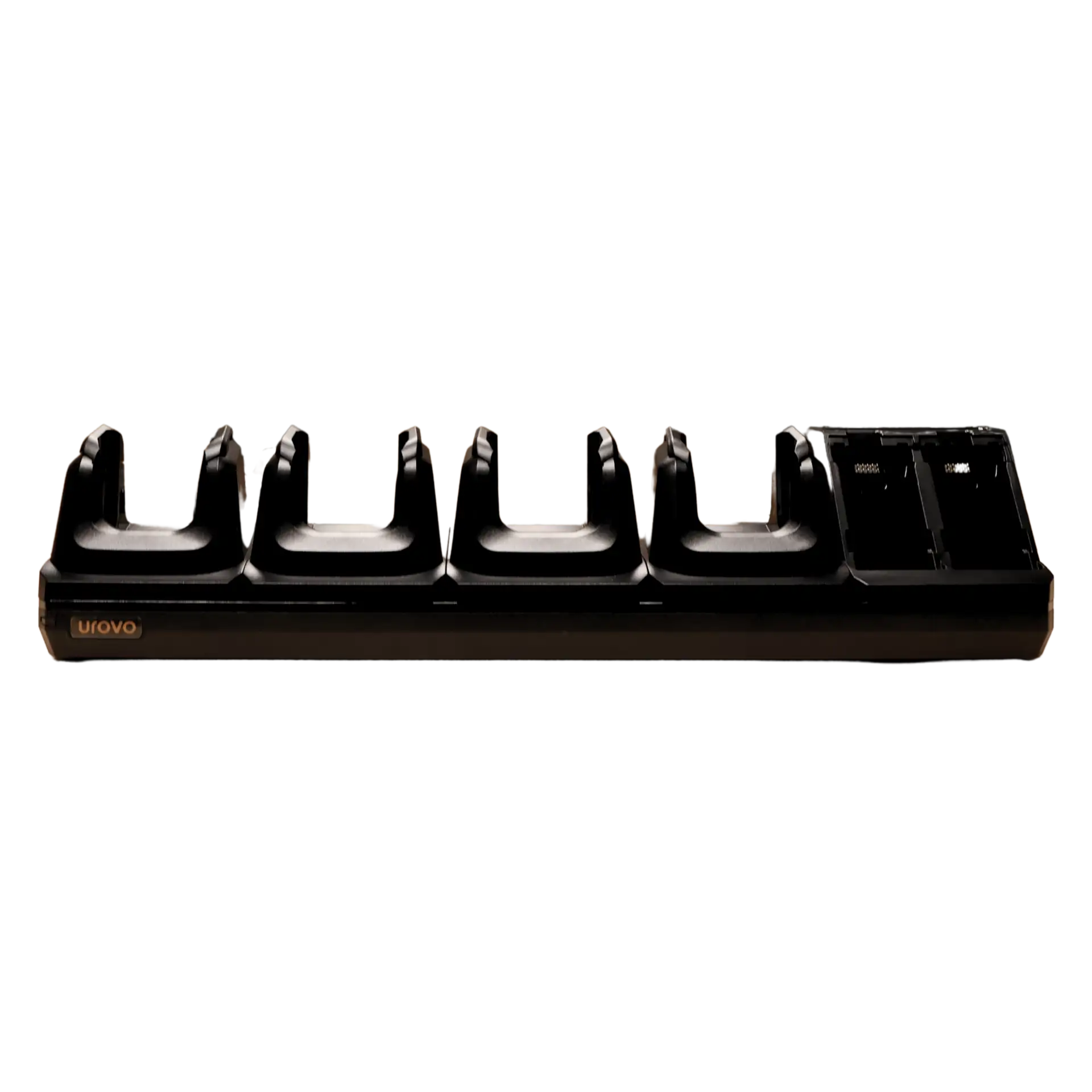 4-fach Ladestation für Urovo RT40 MDE Geräte mit Ladeschächten für Geräte und Akkus