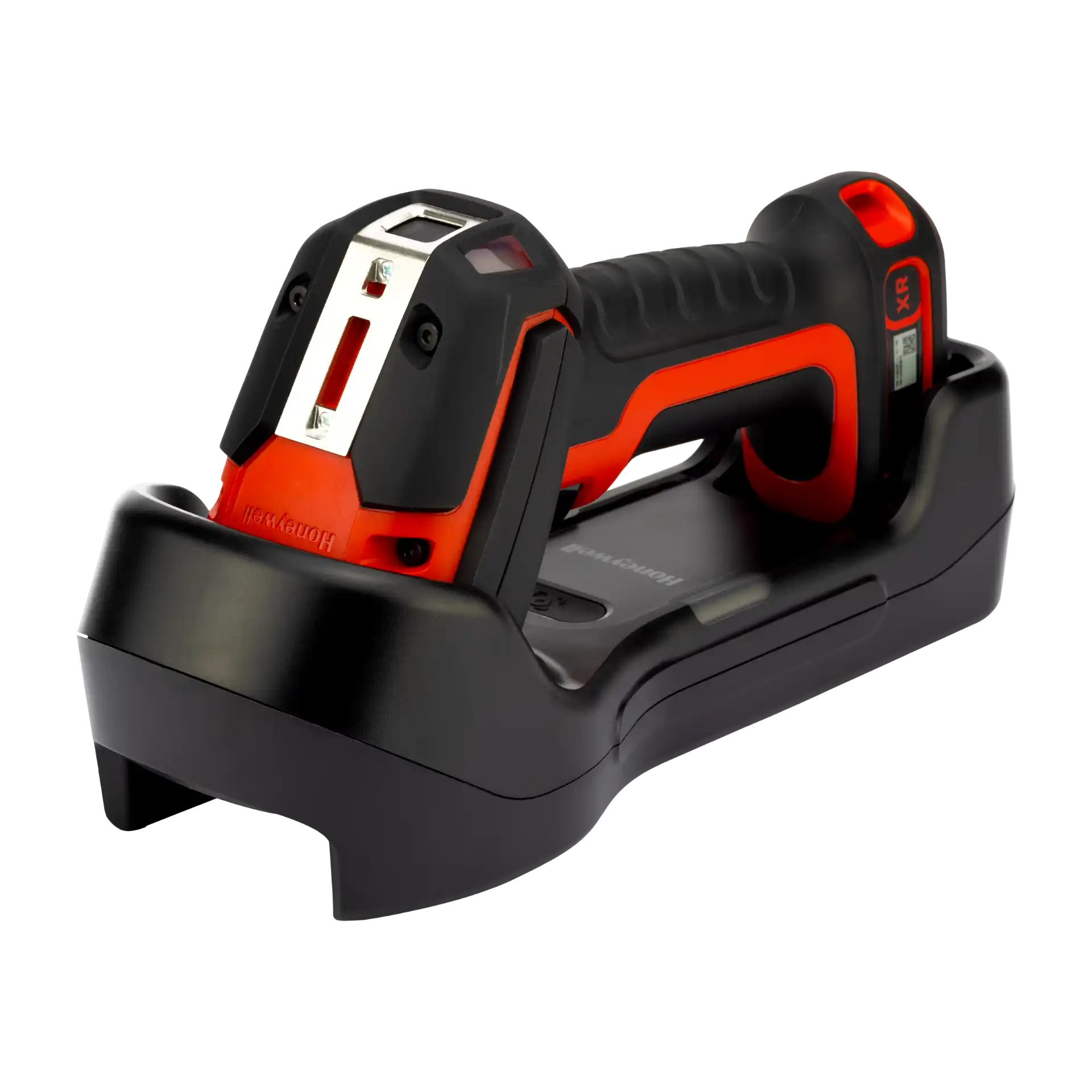 Barcode-Scanner Honeywell Granit Ultra 2105i XR in Ladestation, Rückseite links oben