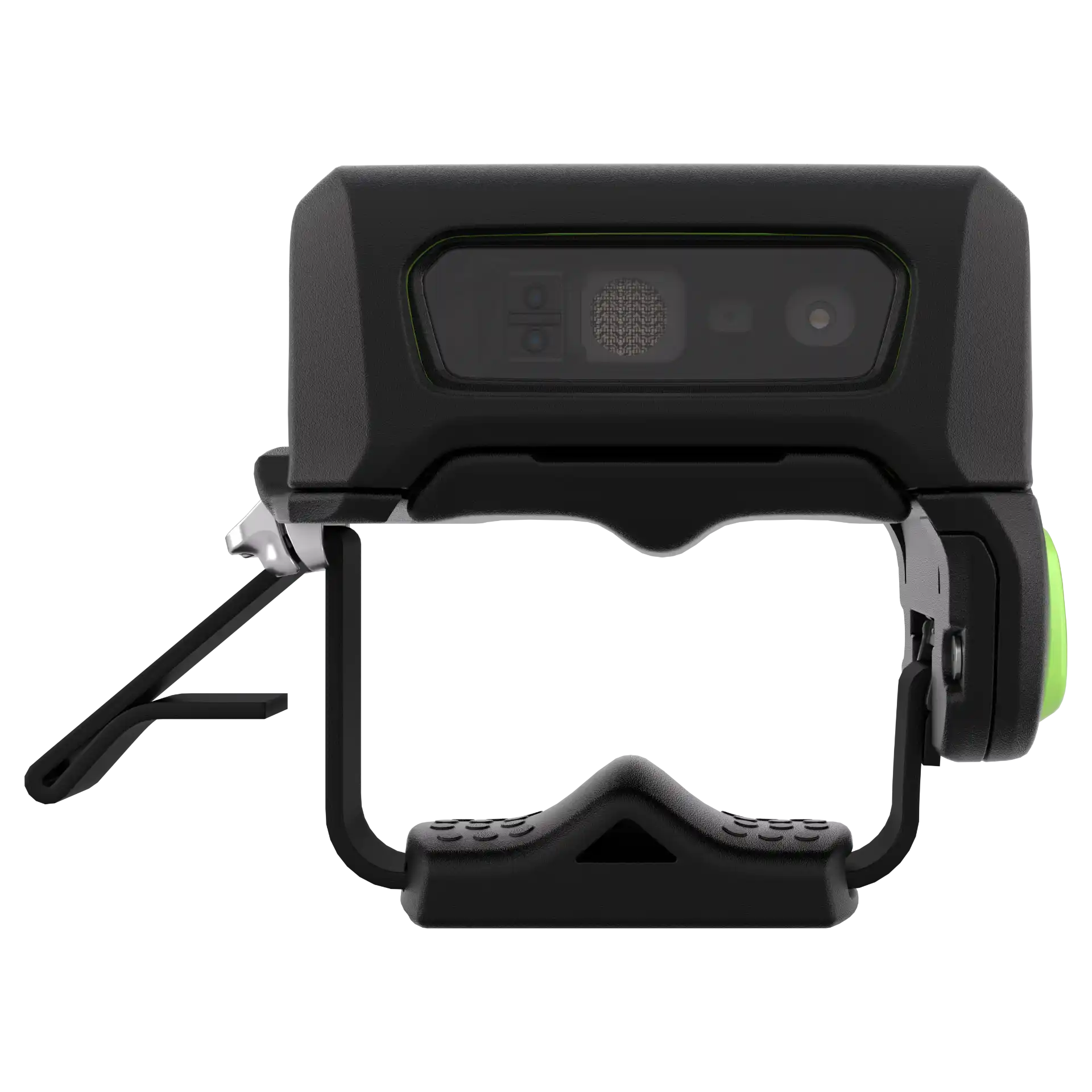 Wearable Zebra WS50-WS501 mit Finger-Halterung – Frontansicht mit Scanmodul