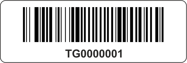 60x20-2 Barcode-Etiketten 60x20 mm