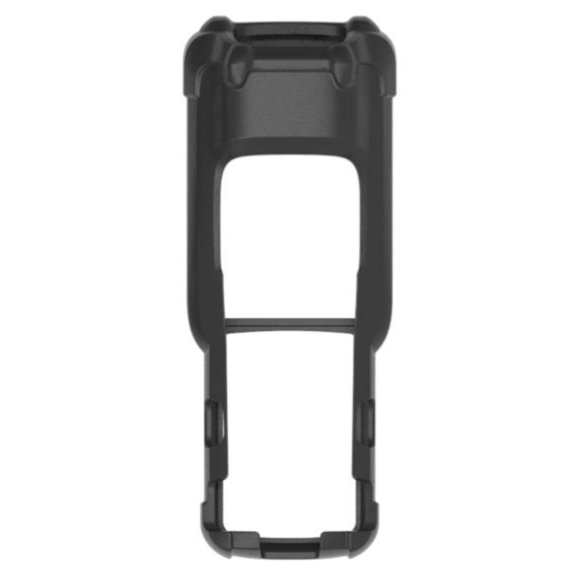 Schutzhülle für MDE-Gerät Zebra MC3400/MC3450, schwarze Vorderansicht, Aussparungen für Tasten und Display.