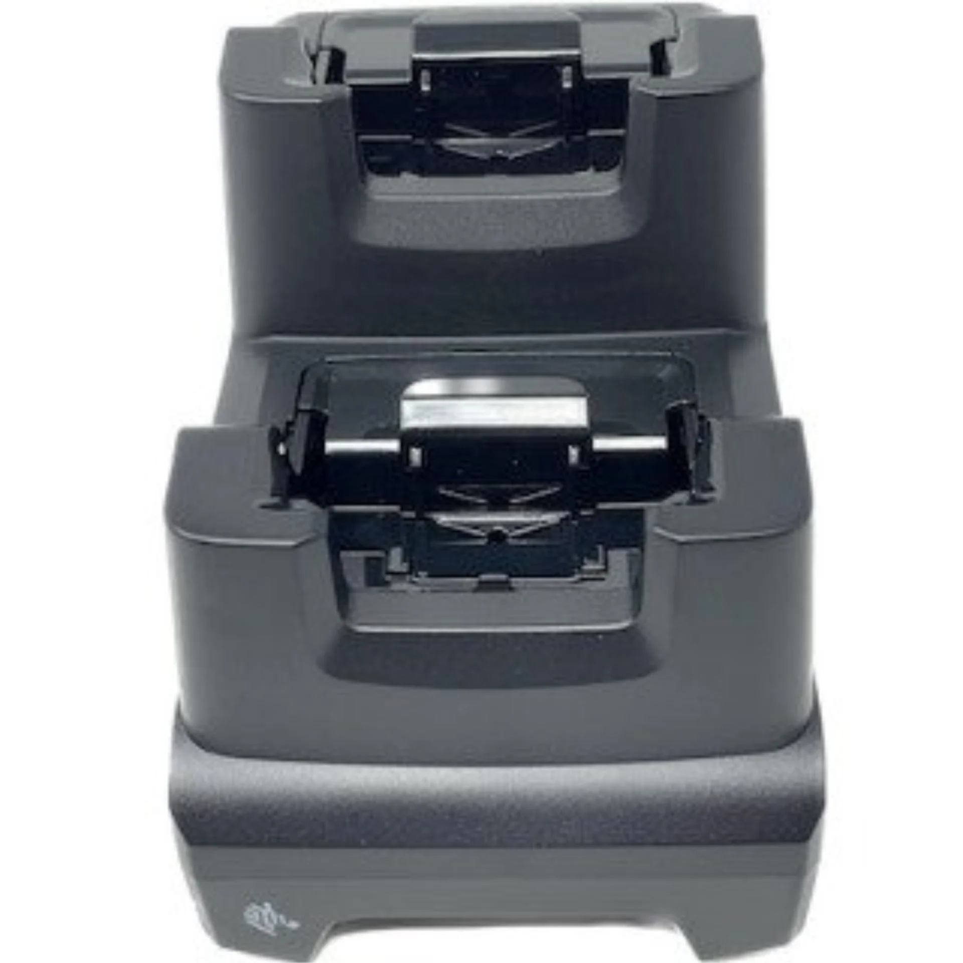 Wearable Zebra WS501 – 2-Fach-Ladestation frontal mit zwei Ladefächern und Halterungen