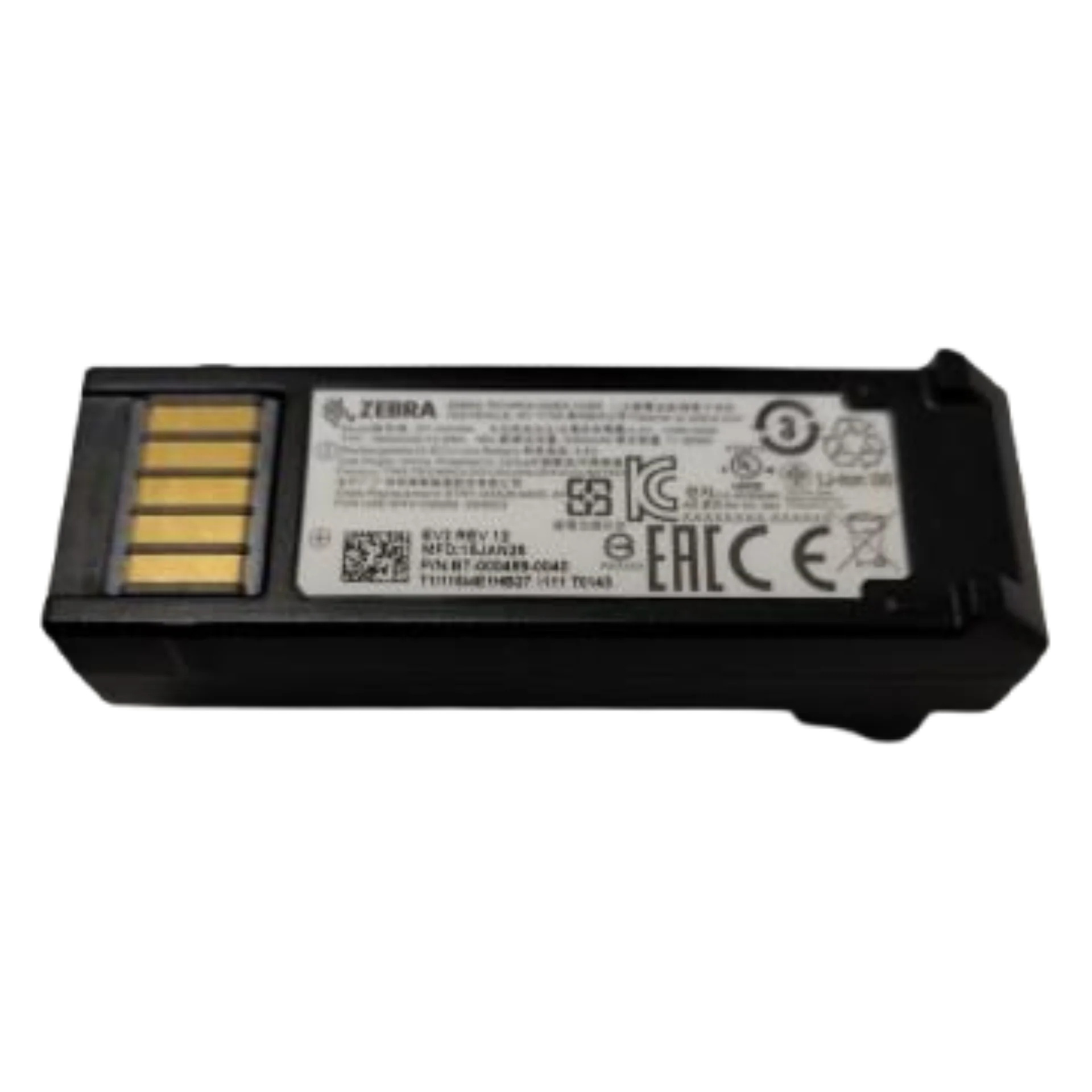 Barcode Scanner Zebra DS8288 – Ersatzakku, Oberseite mit goldenen Kontakten und Typenschild
