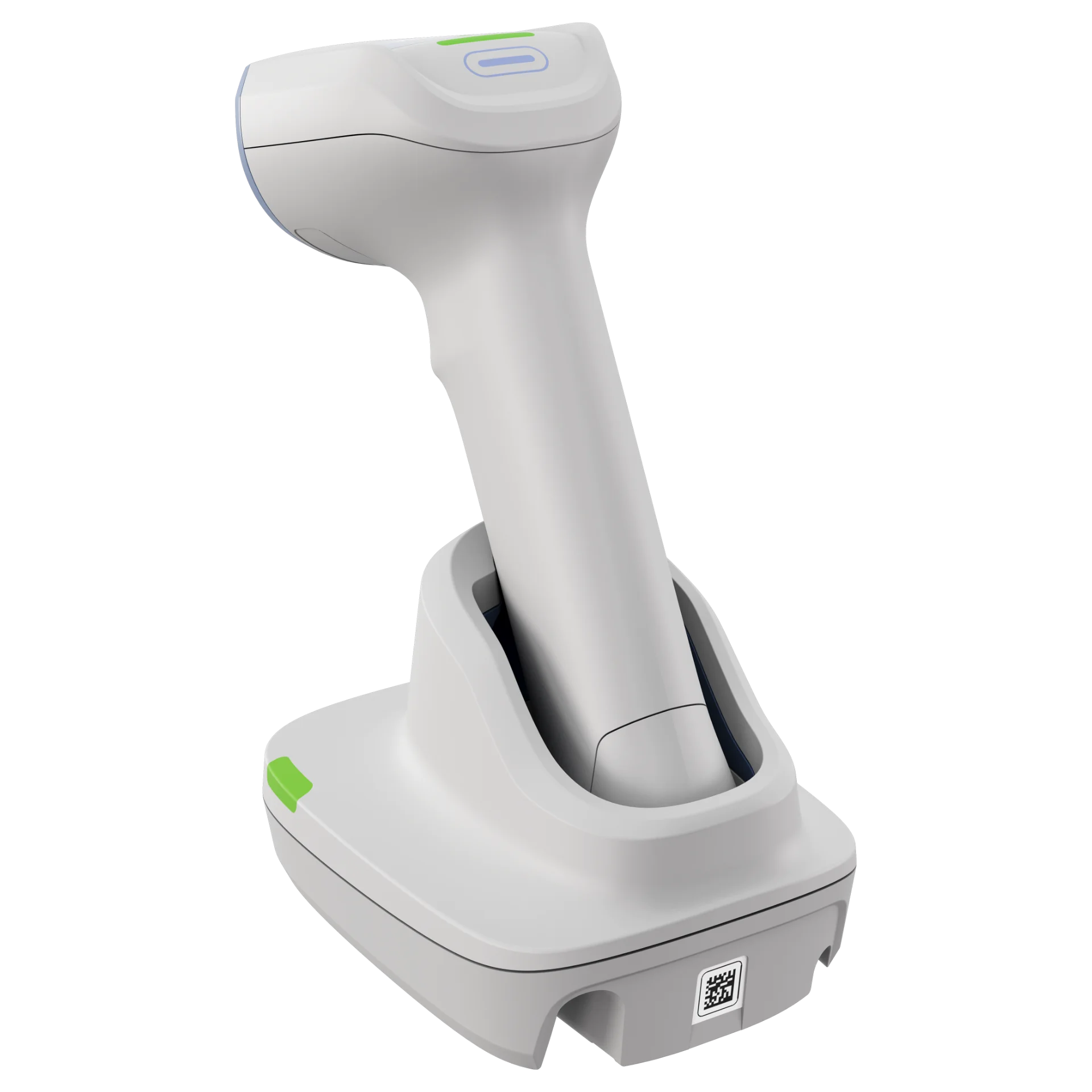 Barcode Scanner Zebra DS8288-HC in Präsentationsladestation, Rückansicht links