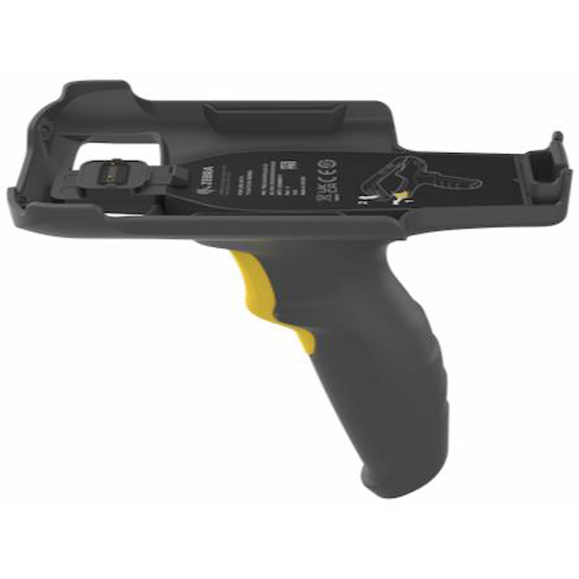 Pistolengriff für Zebra TC73 und TC78 seitlich von oben links gesehen
