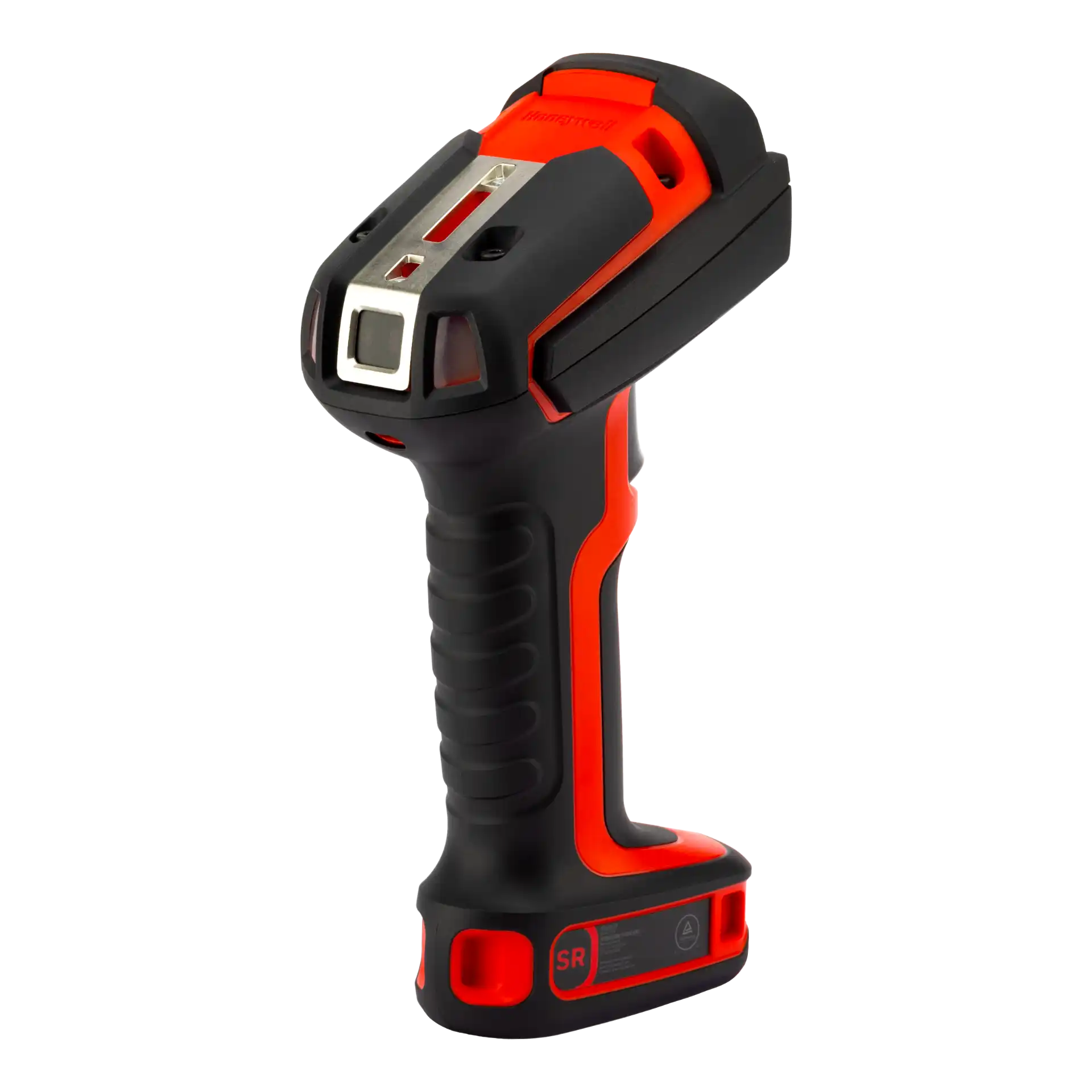 Barcode-Scanner Honeywell Granit Ultra 2105i SR – schräge Rückansicht rechts mit Schutzgehäuse und strukturiertem Griff.