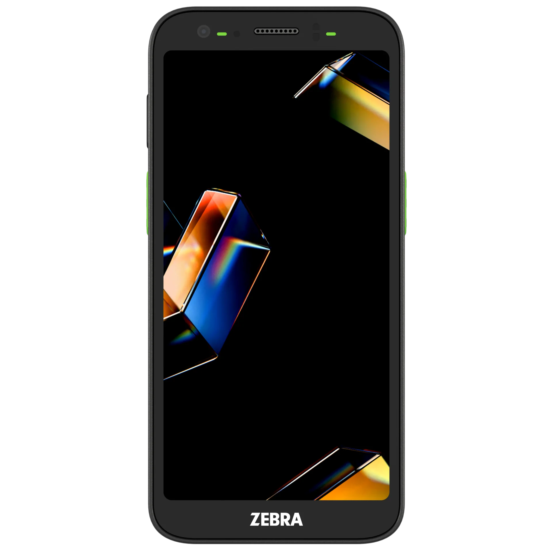 MDE-Gerät Zebra TC501 – Front mit aktivem Display, Frontkamera und Sensoren