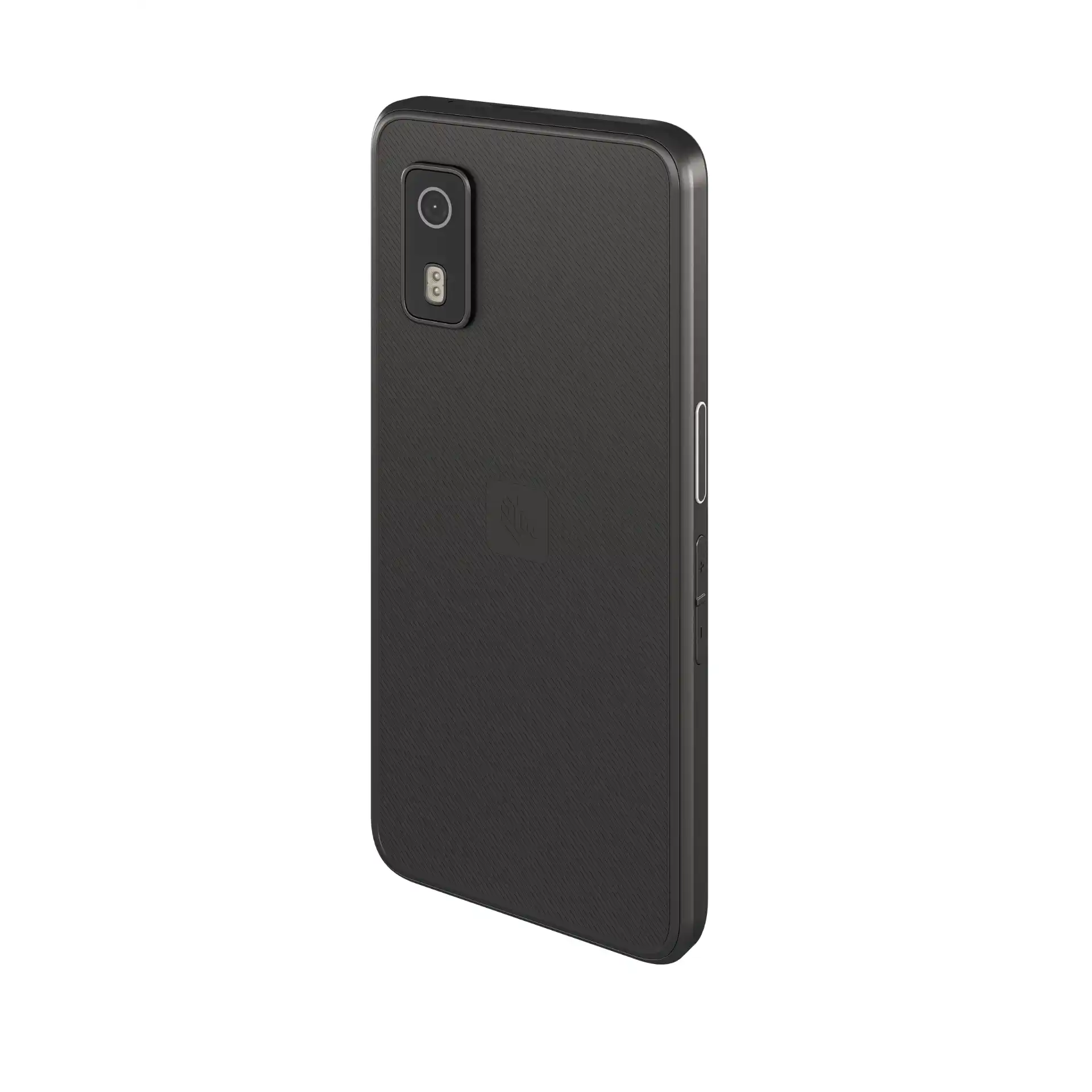 Zebra EM45 MDE Gerät, Rückansicht von rechts, Kamera und Blitz sowie Zebra-Logo sichtbar.