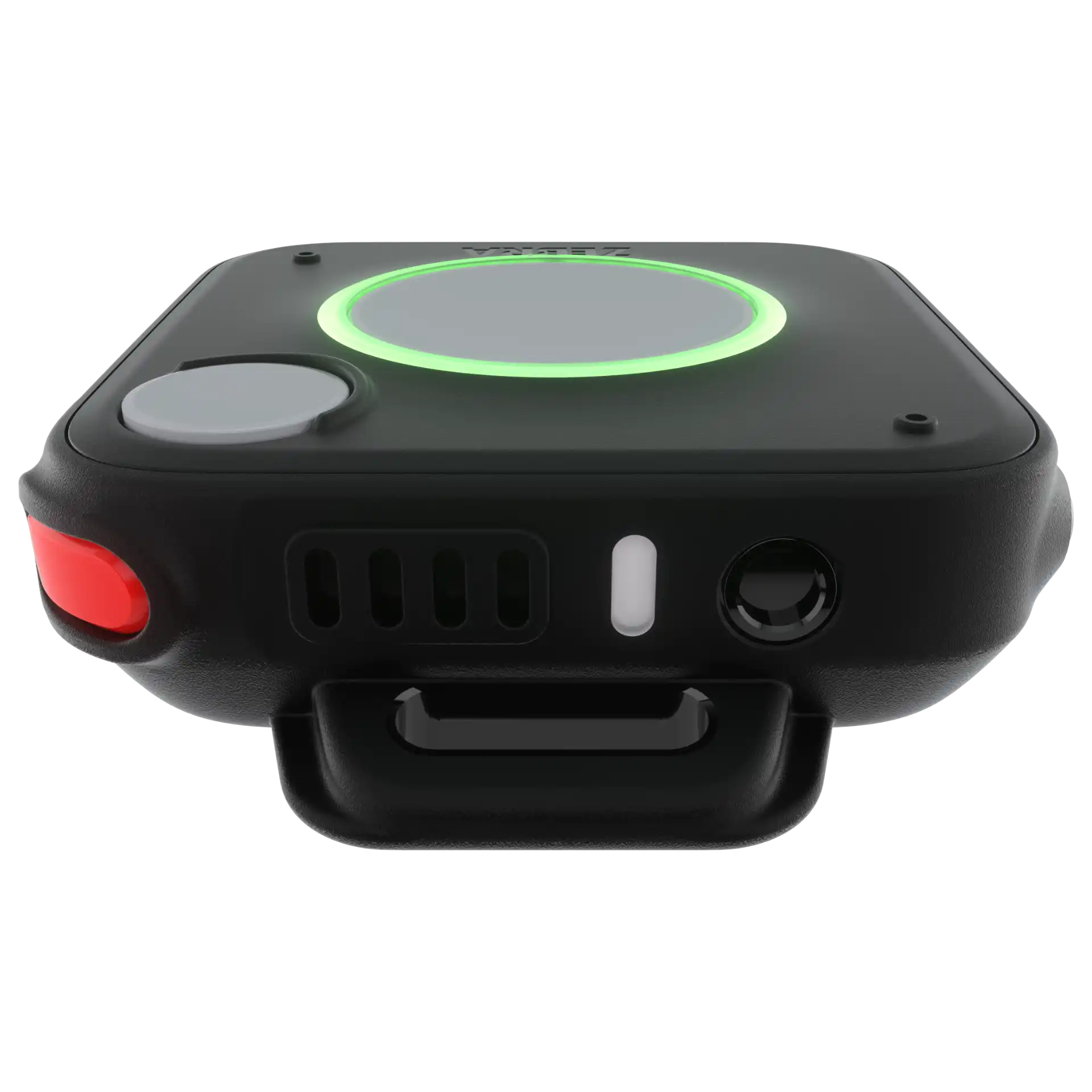 Wearable Zebra WS101 – Obere Seite mit Audiobuchse und Lautsprecher