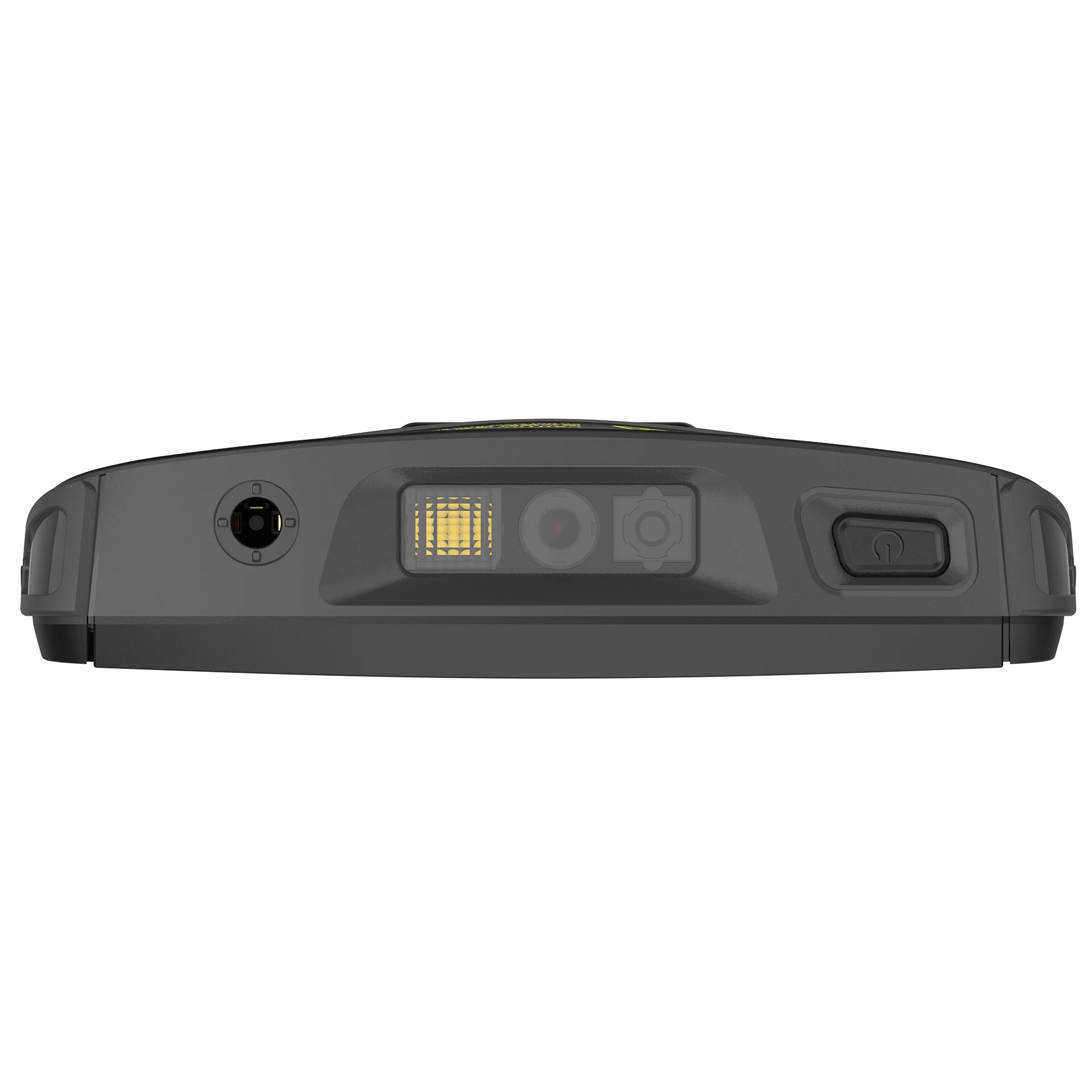 Urovo DT50 MDE Gerät Oberansicht mit Kamera, LED-Licht und Sensoren für Barcode-Scanning