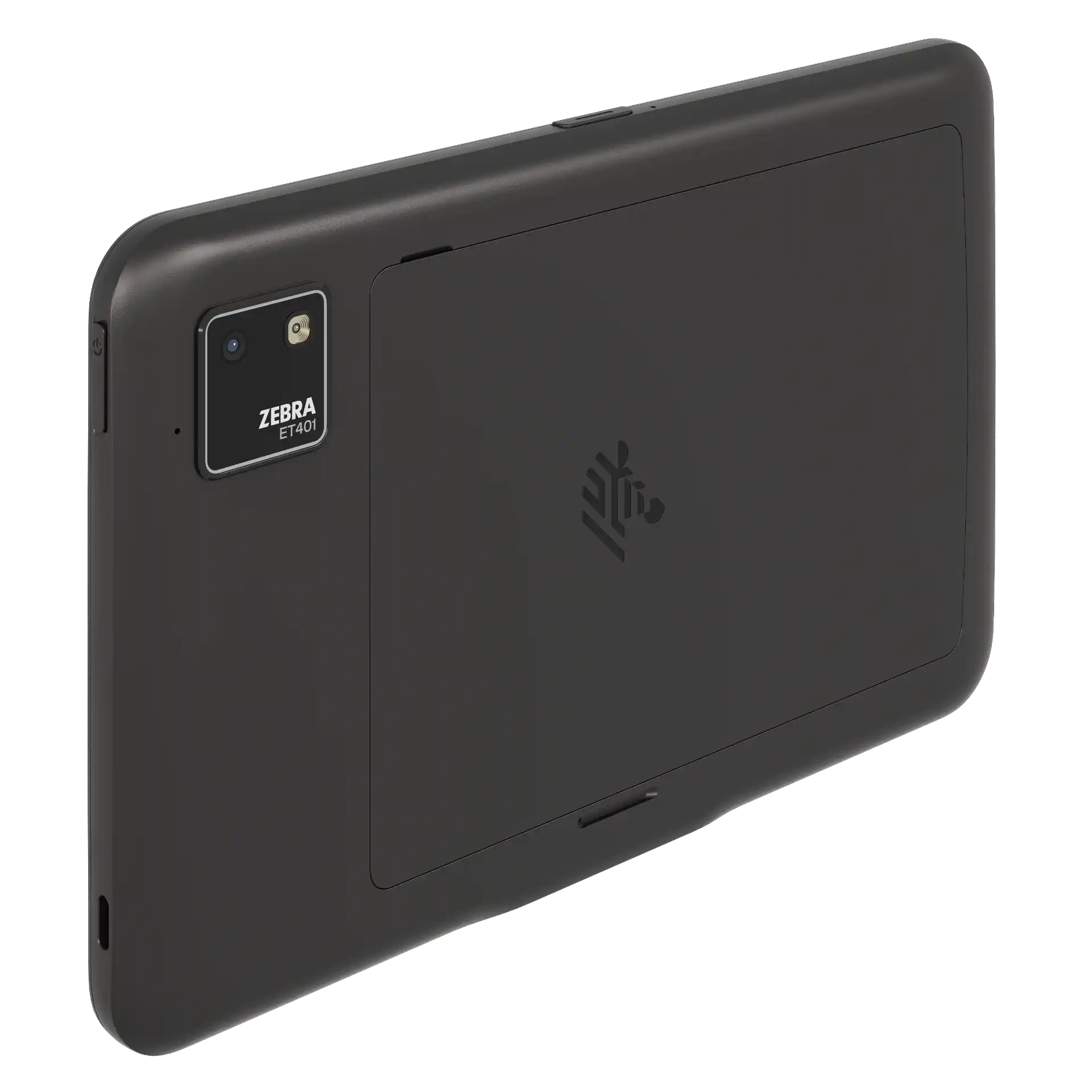 Tablet Zebra ET401, 8-Zoll – Rückansicht links mit Kamera