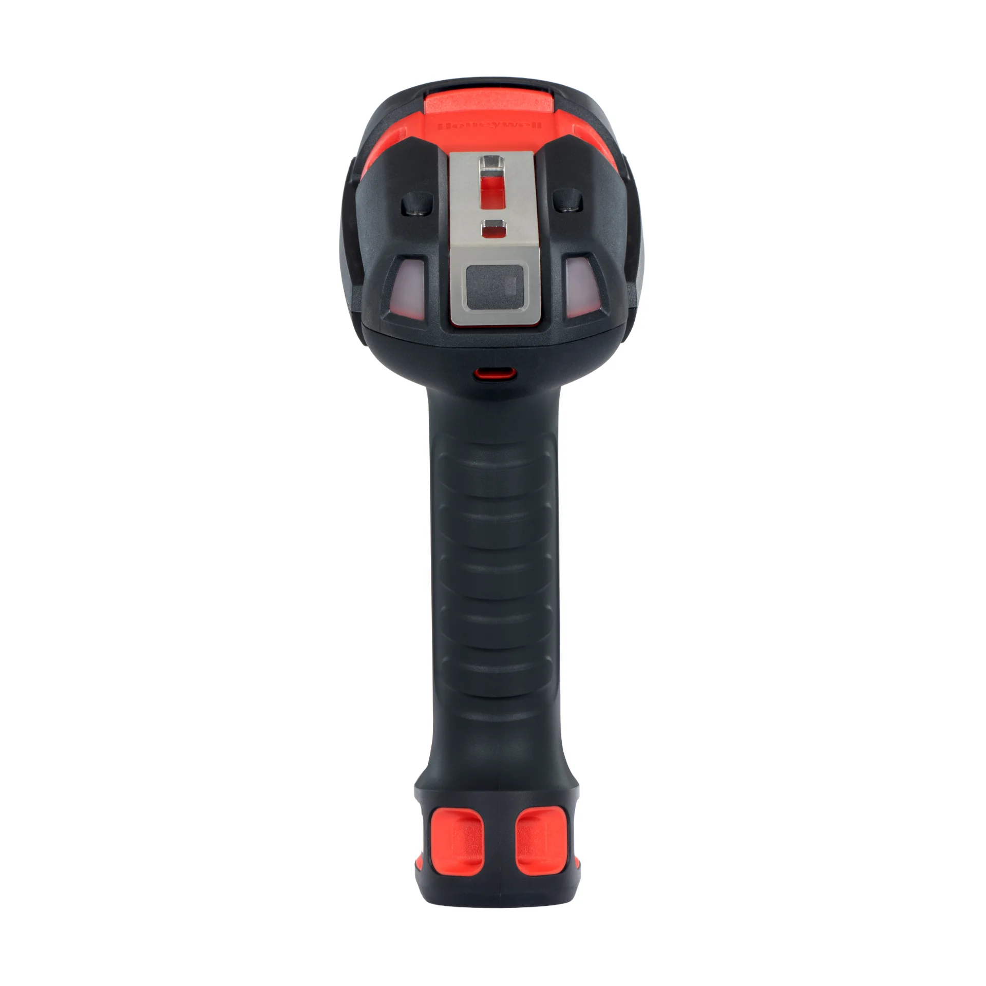 arcode-Scanner Honeywell Granit Ultra 2105iHD von hinten mit Statusleuchten und strukturiertem Griff