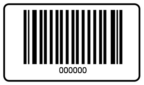 Barcode-Etiketten 40x23 mm - 000000